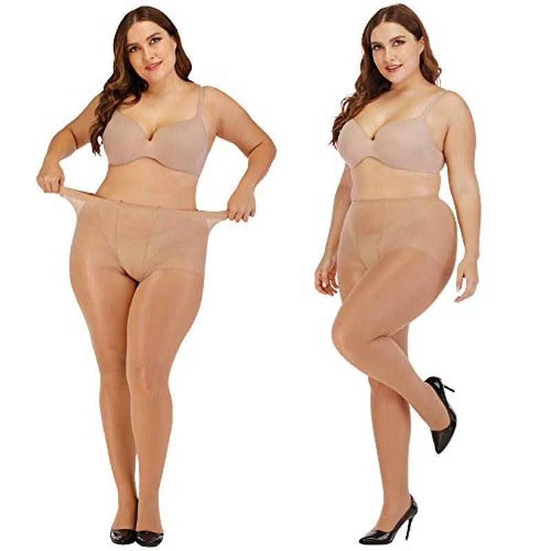 Super Durable Tights Large Size Women 130kg Pantyhose Super Elastic Queen Size Sexy Nylon Pantyhose Plus Size Tights