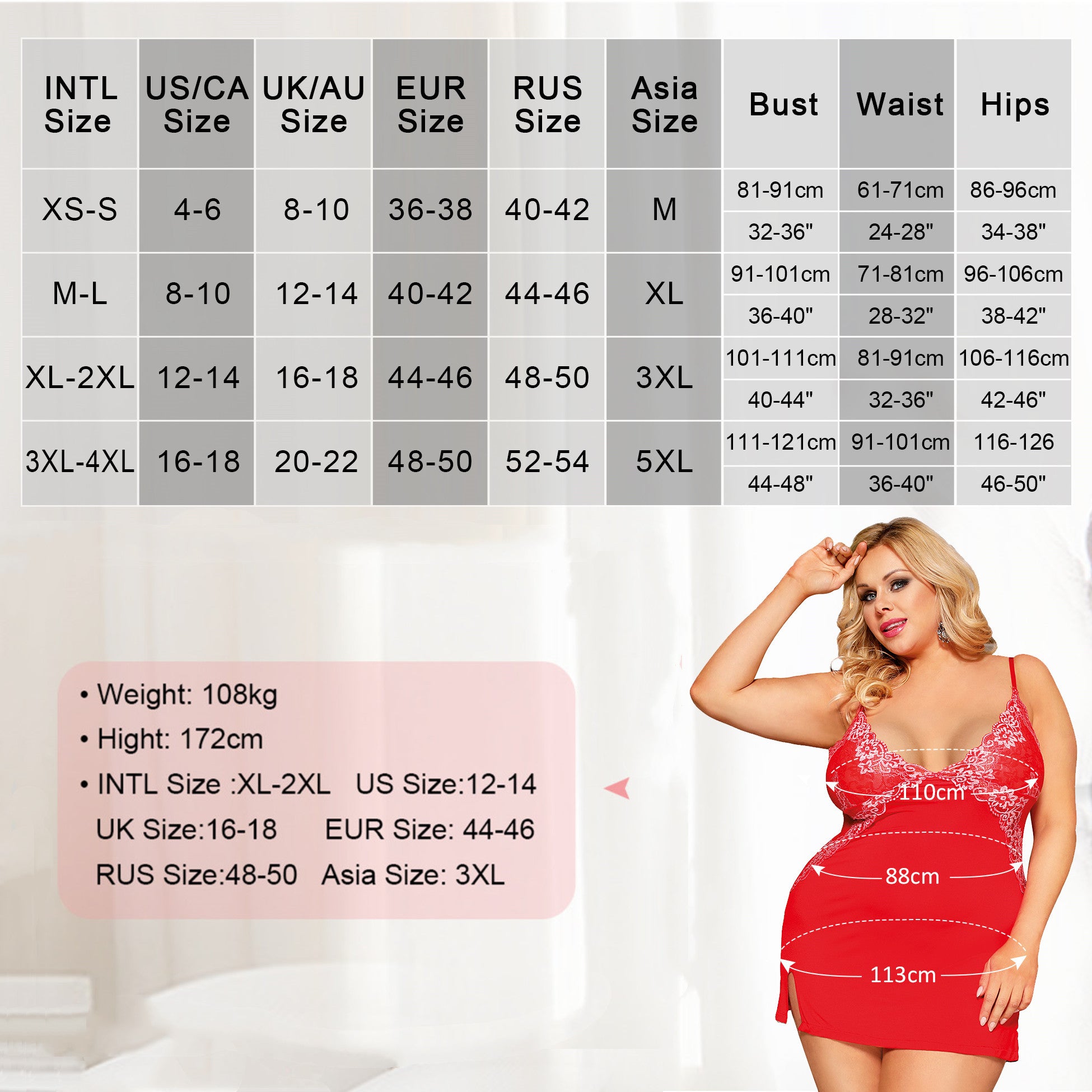 Comeondear Sexy Nightdress Woman Erotic Underwear Breathable Lace Embroidery V-neck Elastic Plus Size Lingerie Dress With Thong
