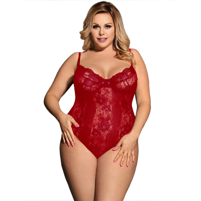 Comeonlover Underwire Overalls For Women Lace Bodysuit Big Size Elegant Woman Body Jumpsuit Bodys Para Mujer Salir Taya Grande