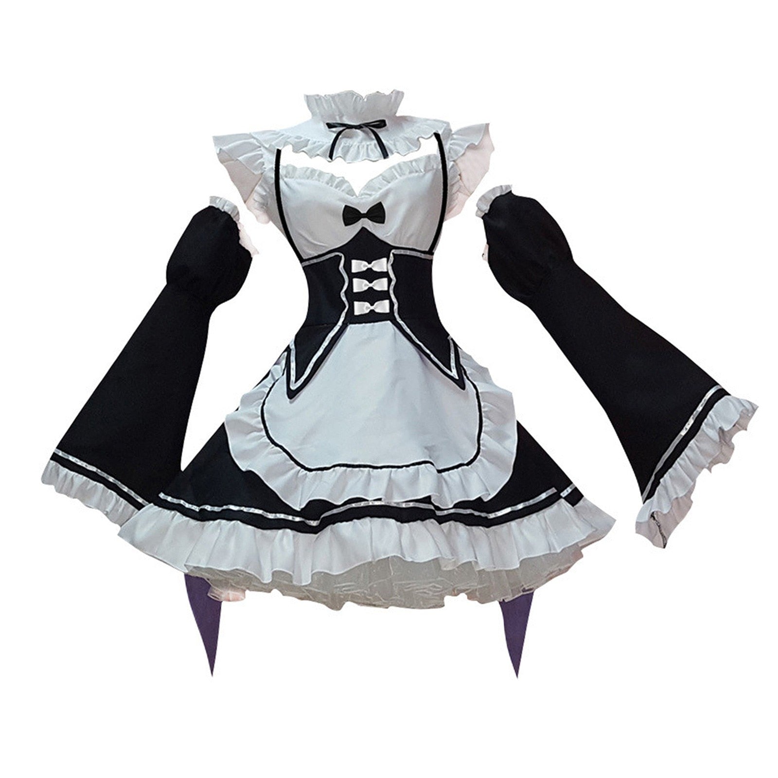 Rem Ram Maid Cosplay Costumes Re:Zero Kara Hajimeru Isekai Seikatsu Kawaii Cos Dresses Re Life In a Different World Anime Maid
