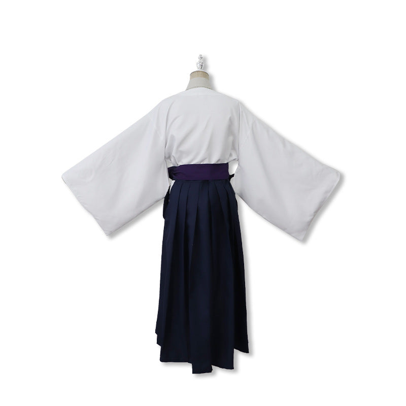 Cosplay Anime Demon Slayer Tamayo Kimono Firework Party Women Wear A Belt Tunic Performance Costume Yushirou Kendo Uniform