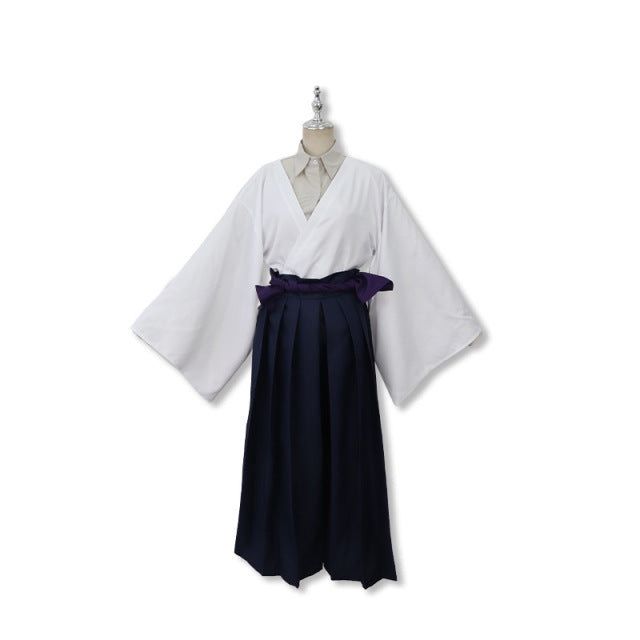Cosplay Anime Demon Slayer Tamayo Kimono Firework Party Women Wear A Belt Tunic Performance Costume Yushirou Kendo Uniform
