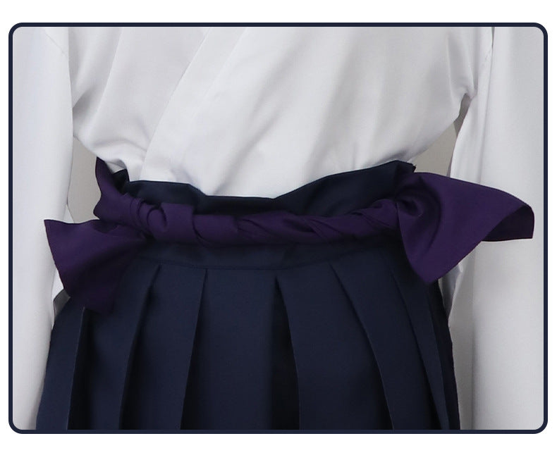 Cosplay Anime Demon Slayer Tamayo Kimono Firework Party Women Wear A Belt Tunic Performance Costume Yushirou Kendo Uniform