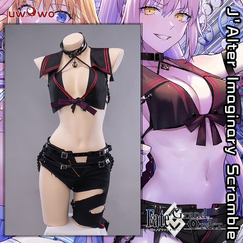 UWOWO Game Fate Grand Order/FGO Imaginary Scramble Jeanne Alter Cosplay Costume New Year Outfits