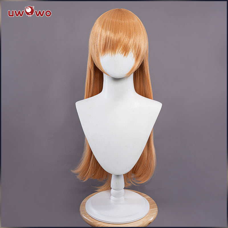 UWOWO NSFW 18+ Original Character Charlotte Nun Figure Sister Cosplay Wig Wig 70cm Orange Hair For Women