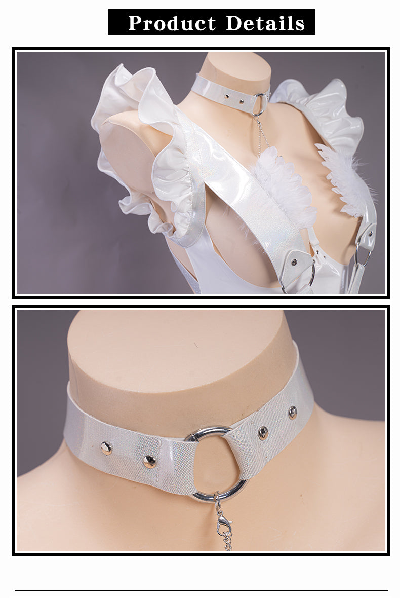 UWOWO Game Azur Lane Live 2D Le Malin Rabbit Cosplay Costume Sexy Bodysuit Outfit For Girls Women