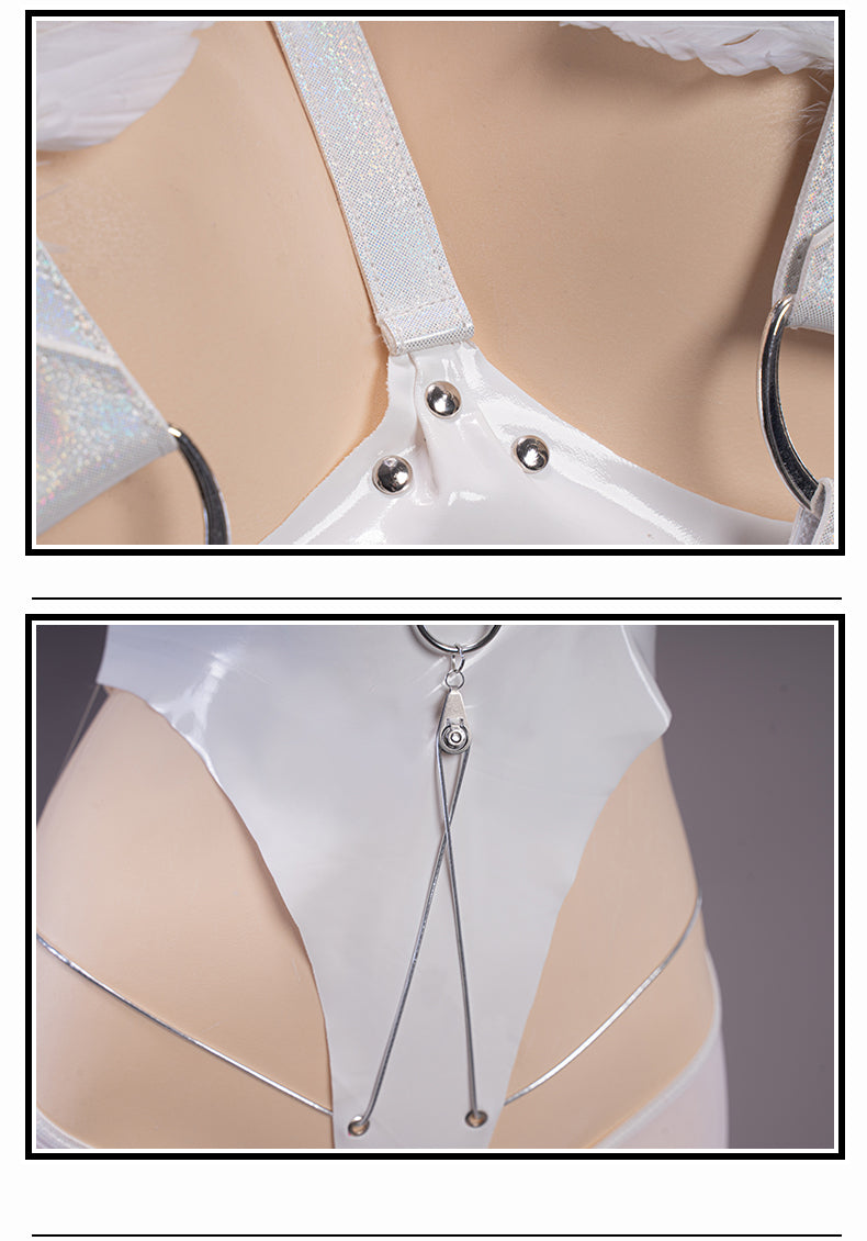 UWOWO Game Azur Lane Live 2D Le Malin Rabbit Cosplay Costume Sexy Bodysuit Outfit For Girls Women