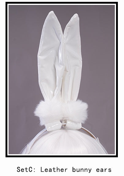 UWOWO Game Azur Lane Live 2D Le Malin Rabbit Cosplay Costume Sexy Bodysuit Outfit For Girls Women