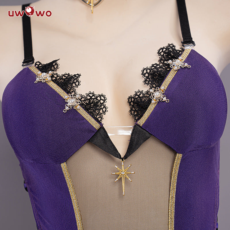 Exclusive Authorization UWOWO Genshin Impact Fanart Mona Swimsuit Cosplay Costume