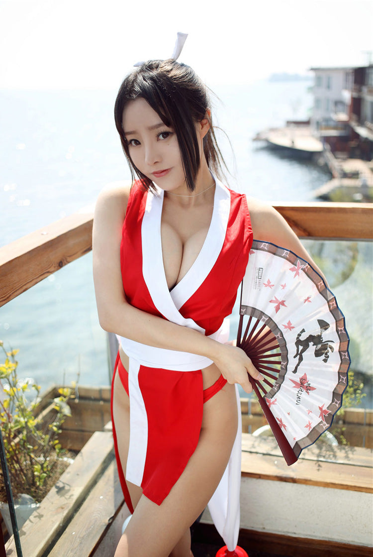 Cosplay The King Of Fighters 97 Mai Shiranui Costumes Japanese Anime Sexy Costumes Dresses for Women Female Dress