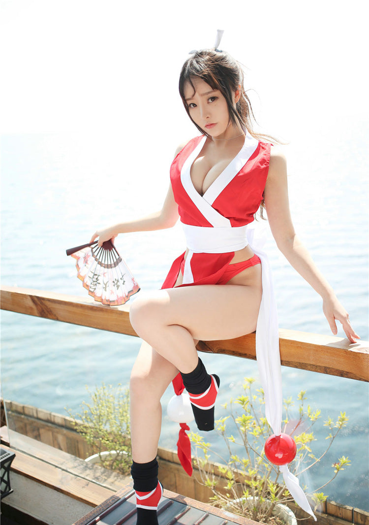 Cosplay The King Of Fighters 97 Mai Shiranui Costumes Japanese Anime Sexy Costumes Dresses for Women Female Dress