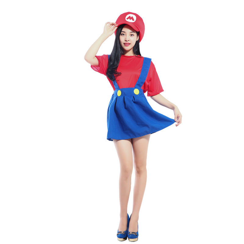 Game Animal Halloween Costumes Funny Super Brother Bros Children Fantasia Cosplay Jumpsuit Xmas Carnival Adult woman suit