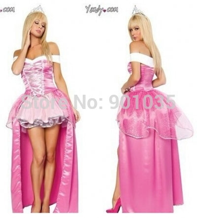 Sleeping Beauty pink princess fancy dress costume