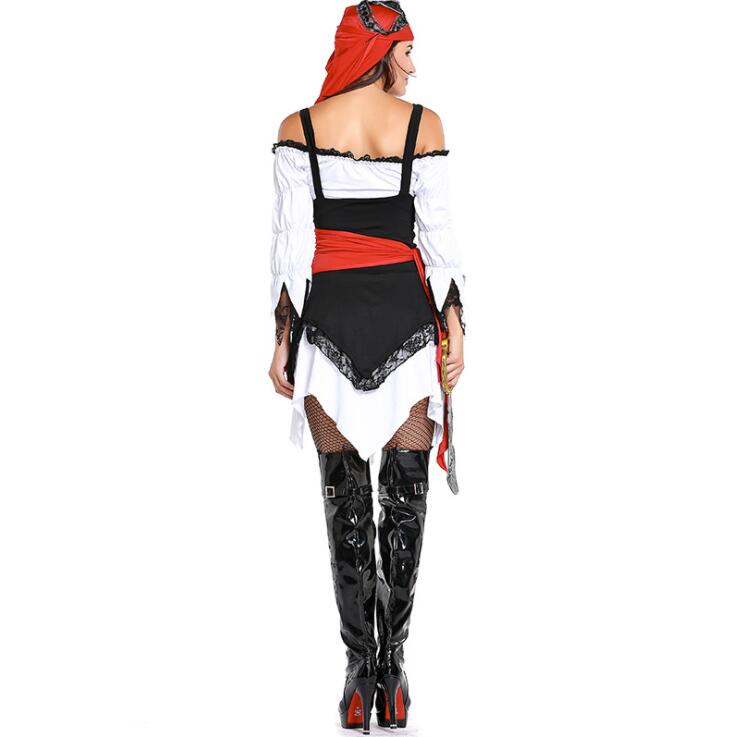 Halloween Costumes for Women Sexy Pirate Vixen Costume Game Uniform Fancy Dress Cosplay Clothing No knife