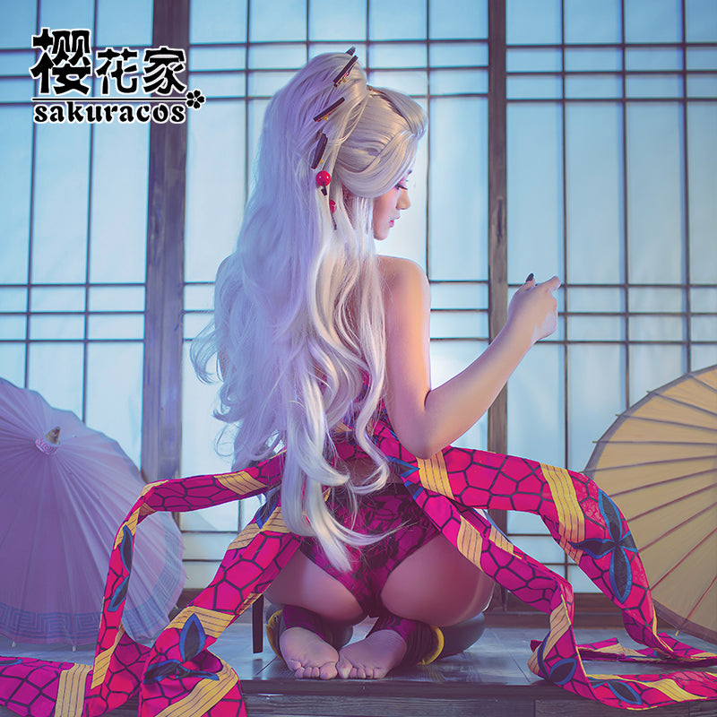 Anime Demon Slayer/Kimetsu no Yaiba Daki Battle Suit Sexy Uniform Party Dress Cosplay Costume Halloween