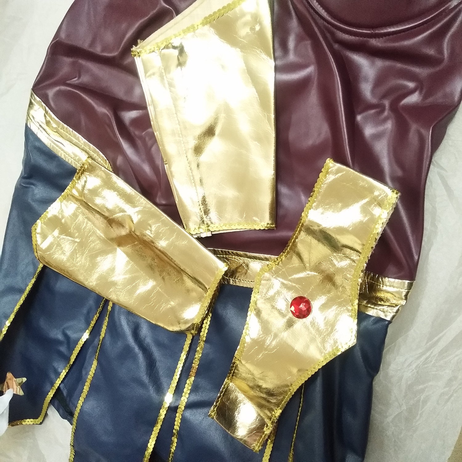 3pcs Halloween Sexy Women Dress Up Dress Cosplay Superhero Woman Cosplay Costume Adult Costume