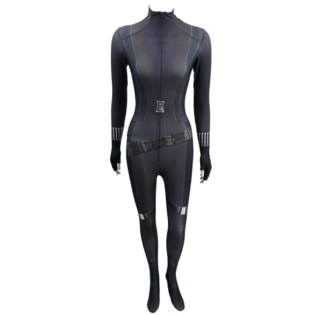 Black Women Cosplay Costume for Women  Widow Geek Girls Suit Zentai  Sexy White Jamie Bodysuit Adults