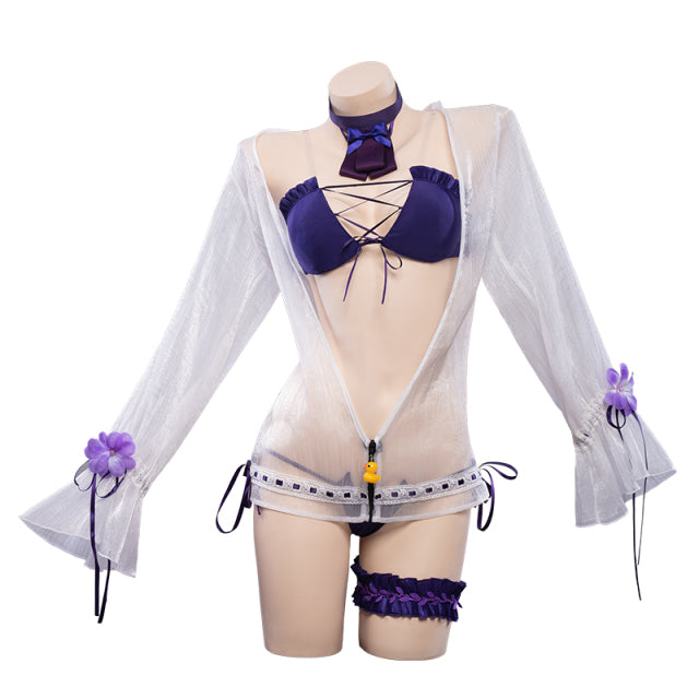 UWOWO Cheshire Cosplay Costume Swimsuit Game Azur Lane Cosplay Costume Game Costumes For Women Hot Dress Azur Cos