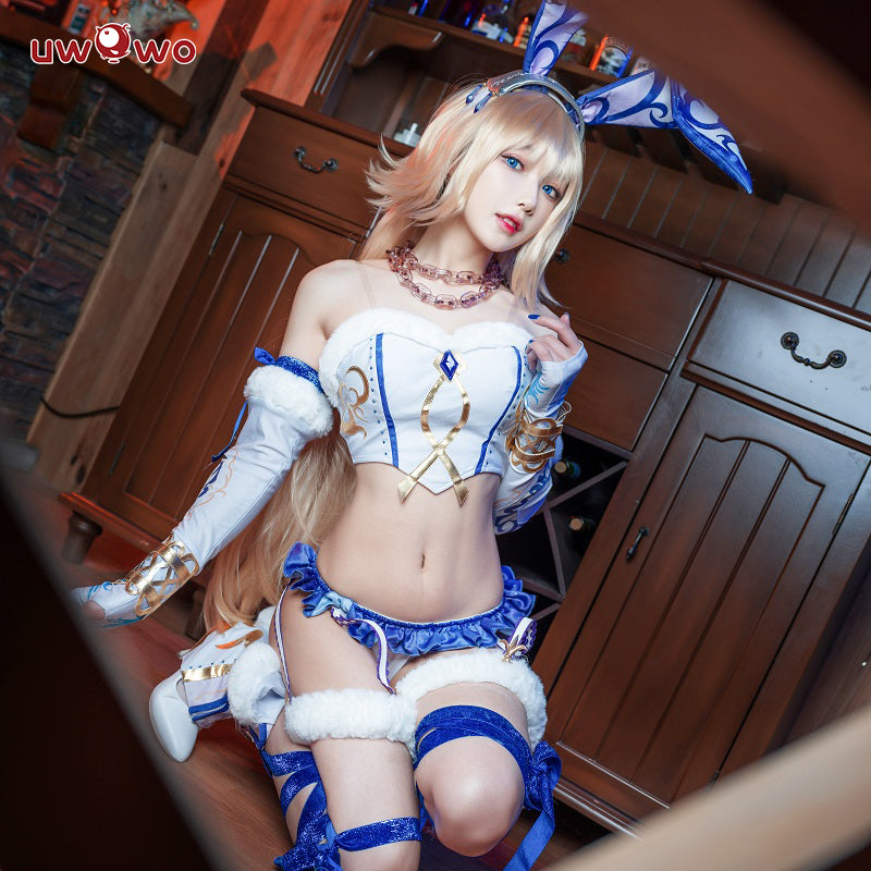 UWOWO Exclusive Authorization x Sakiyamama: Fate/GrandOrder FGO Jeanne Arc Bunny Girl Ver. Cosplay Costume