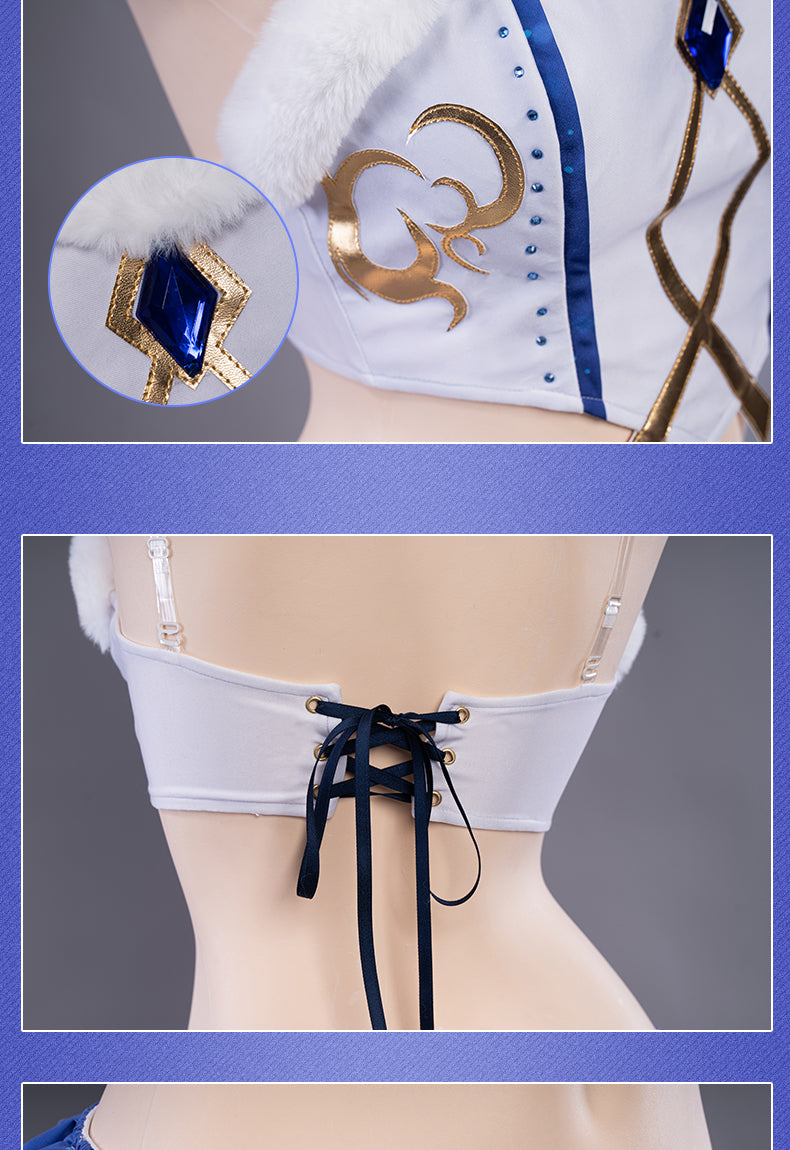 UWOWO Exclusive Authorization x Sakiyamama: Fate/GrandOrder FGO Jeanne Arc Bunny Girl Ver. Cosplay Costume