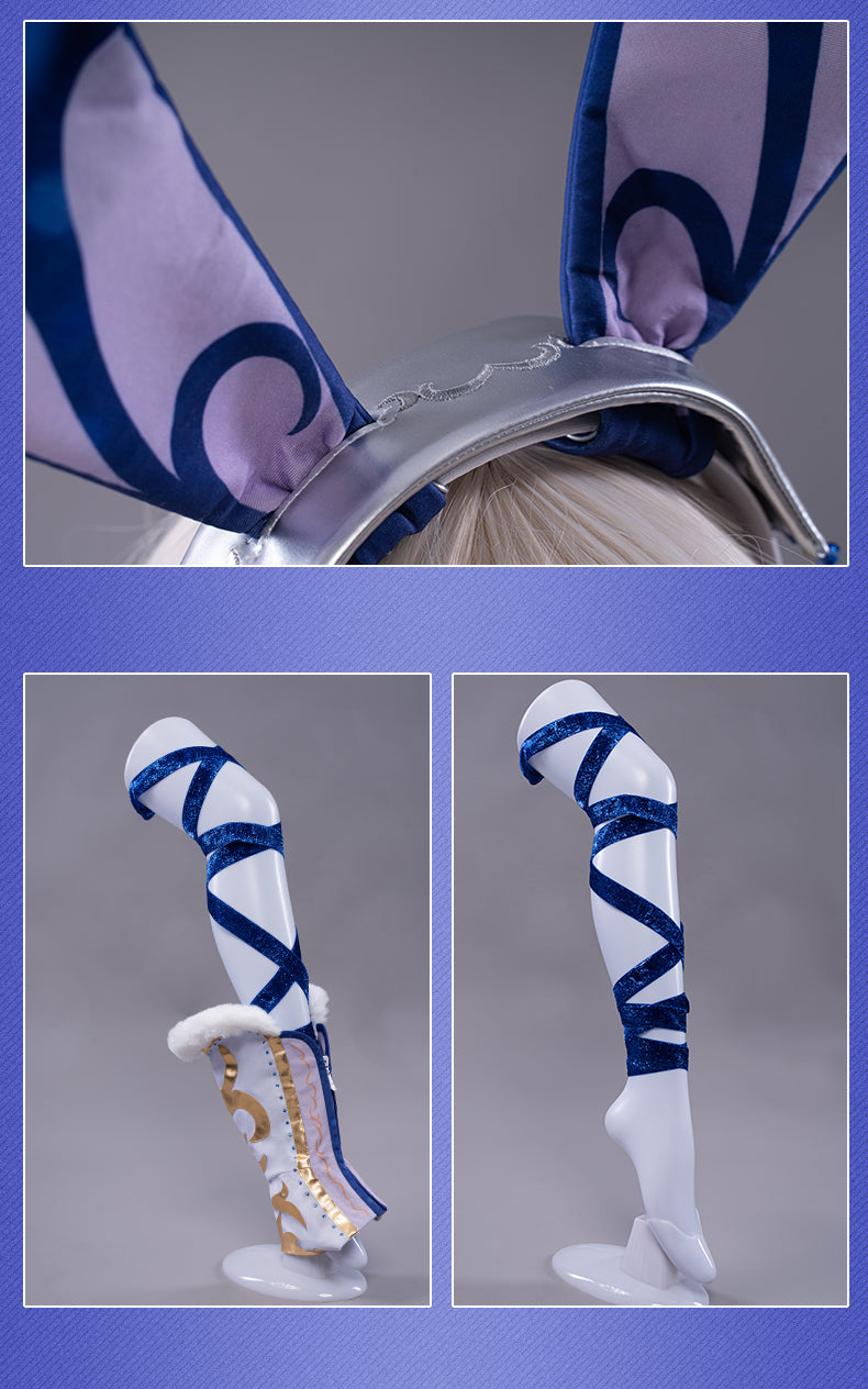 UWOWO Exclusive Authorization x Sakiyamama: Fate/GrandOrder FGO Jeanne Arc Bunny Girl Ver. Cosplay Costume