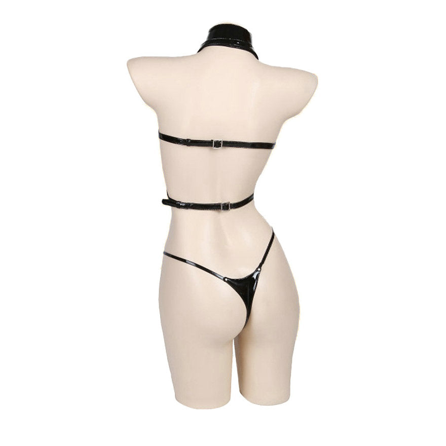 Cos EDENS ZERO Sister Cosplay Costume Leather Clothing Set Bellyband