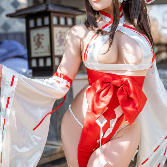 Womens Anime Psychic Cosplay Costumes Japanese Kimono Witch Uniform Sexy Bikini Lingerie Set Halloween Costumes