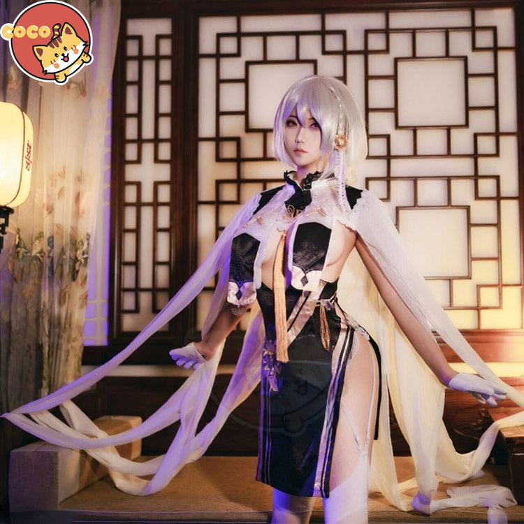Azur Lane HMS Sirius Game Anime Cosplay Costume Sexy dress uniform Halloween costumes for women party Anime outfits clothes+wig