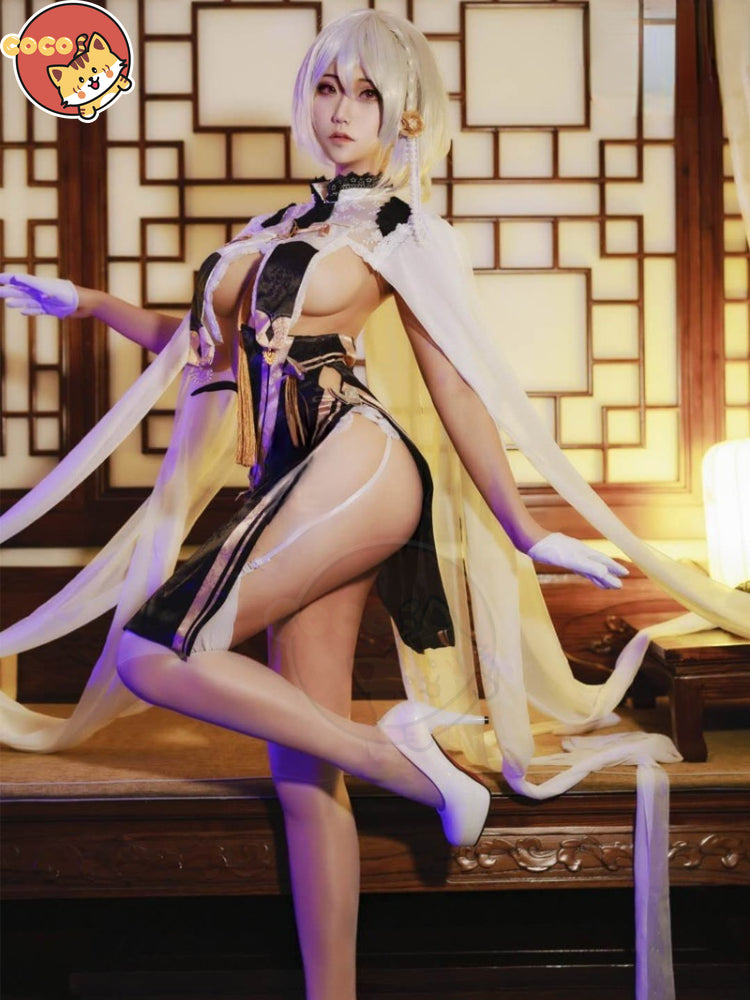 Azur Lane HMS Sirius Game Anime Cosplay Costume Sexy dress uniform Halloween costumes for women party Anime outfits clothes+wig