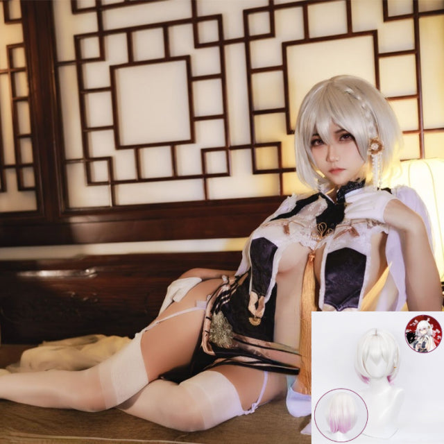 Azur Lane HMS Sirius Game Anime Cosplay Costume Sexy dress uniform Halloween costumes for women party Anime outfits clothes+wig