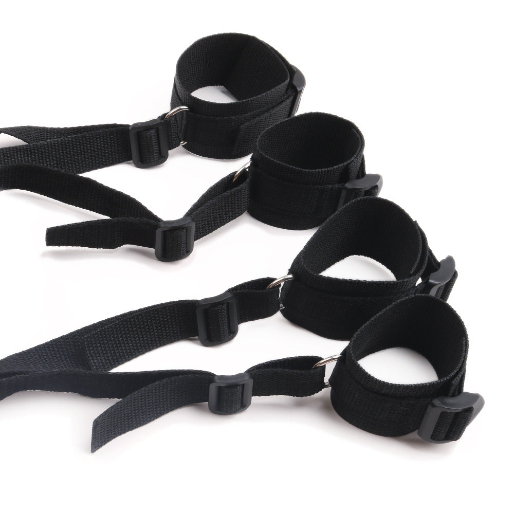 Adult Sex Products Erotic Bondage Bed Games BDSM Sex Bondage Set Women Handcuffs Ankle Cuff Restraints Sex Toys for Couples Anal