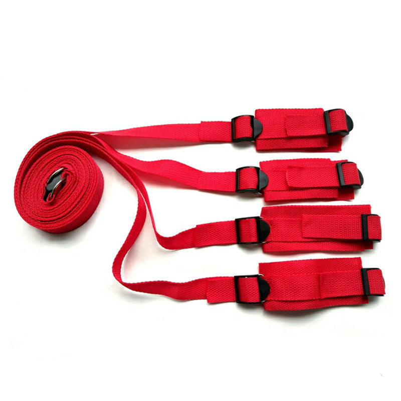 Adult Sex Products Erotic Bondage Bed Games BDSM Sex Bondage Set Women Handcuffs Ankle Cuff Restraints Sex Toys for Couples Anal