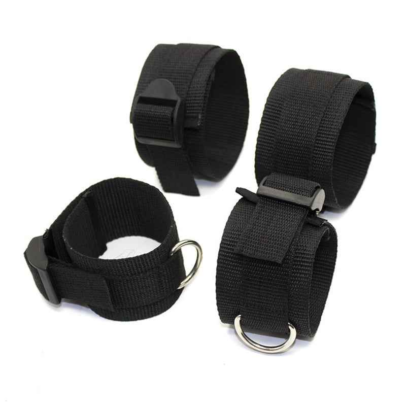 Adult Sex Products Erotic Bondage Bed Games BDSM Sex Bondage Set Women Handcuffs Ankle Cuff Restraints Sex Toys for Couples Anal