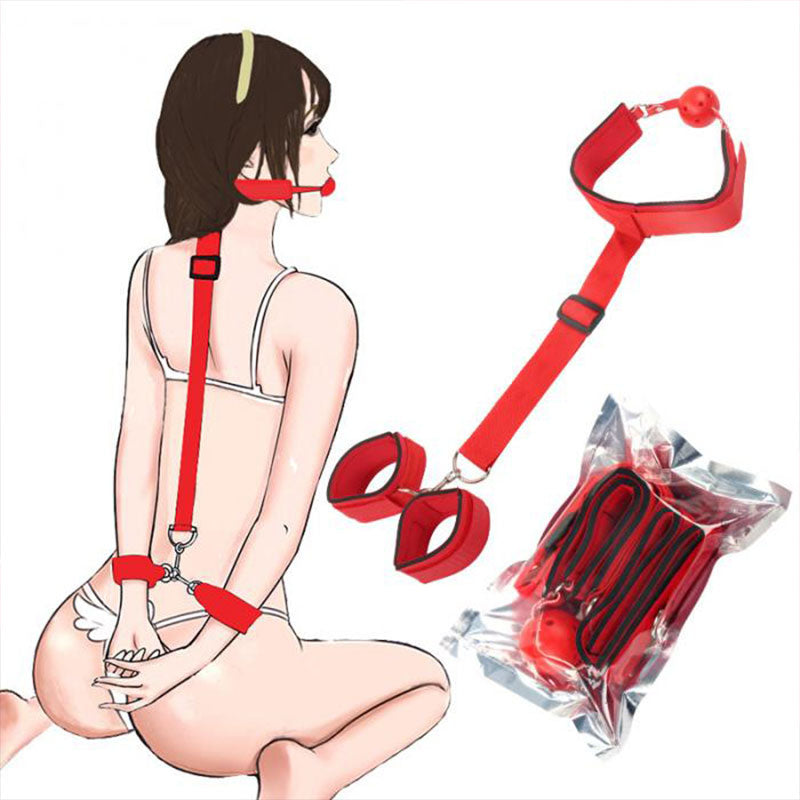 Adult Sex Products Erotic Bondage Bed Games BDSM Sex Bondage Set Women Handcuffs Ankle Cuff Restraints Sex Toys for Couples Anal