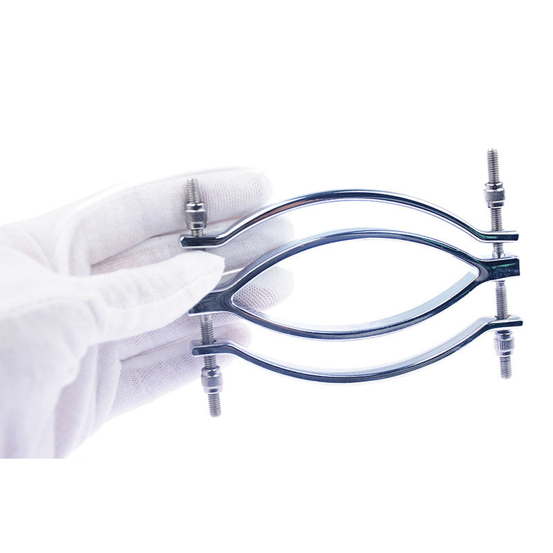BDSM Bondage Vagina Speculum Adult Erotic Games Pussy Massager Sex Toys For Women Metal Labia Clip Clitoris Stimulator Sex Clamp