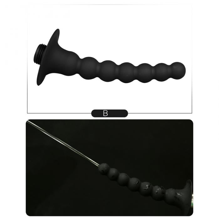 Newly Soft Silicone Enemator Connectable Shower Head Enema Douche Cleaner for Male Female Unisex Bdsm Fetish Deep Anal Gay Slave