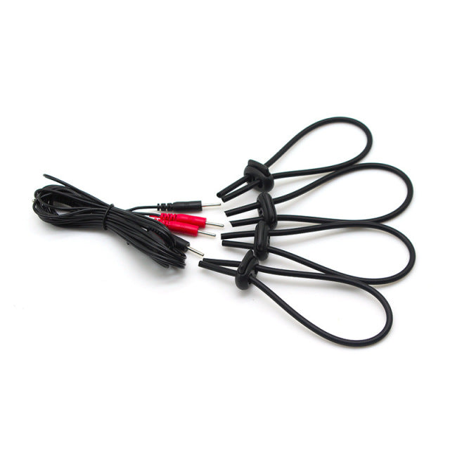 Electric Shocker Rings Male Masturbators Stimulate Penis Cock Erection Sex Toys For Men Massage Bdsm Penis Scrotum Cock Ring