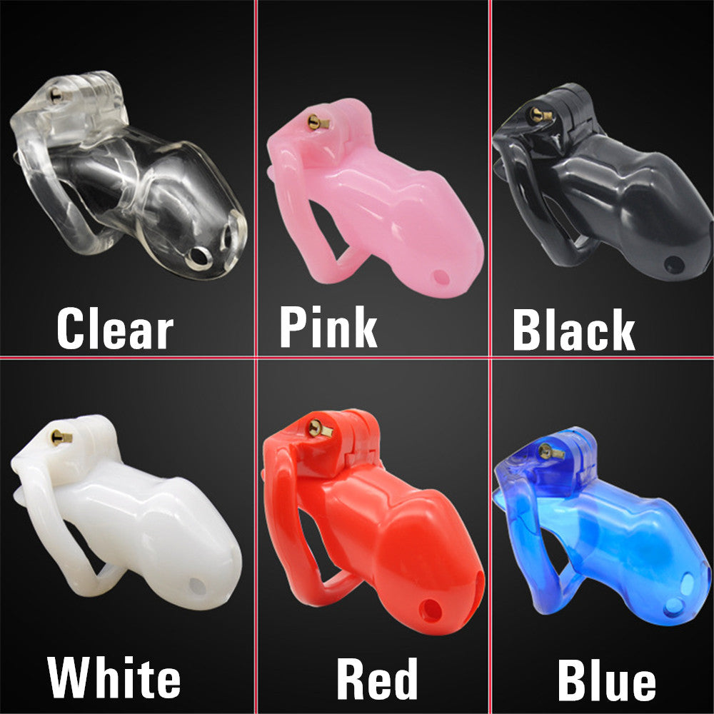 Male Chastity Device Cock Cage Erotic Sex Toys For Men Penis Belt Lock With 4 Penis Rings Lock Adult Games Penile Bdsm Equipment