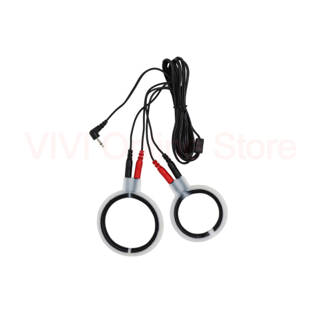 Electro Sex Penis Stimulator Electric Shock Cock Ring Scrotum Massage Bdsm Toys Estim Penis Rings Silicone Cockring For Men