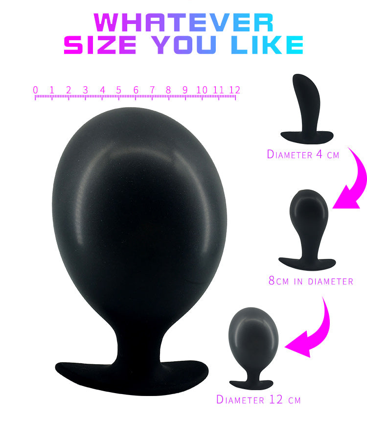 Inflatable Penis Gag Open Mouth Gag Oral Dildo Plug Separate Pump Expandable Big ButtPlug Anal Dilator Lock Bondage BDSM Sex Toy