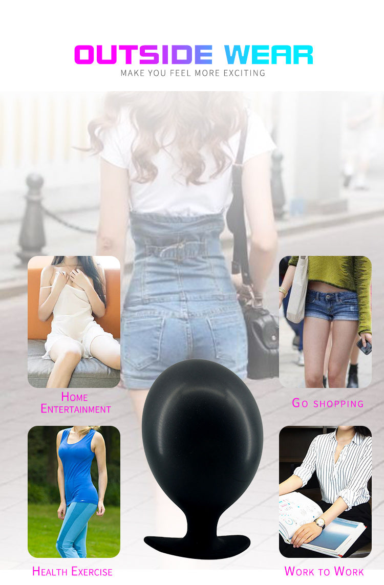 Inflatable Penis Gag Open Mouth Gag Oral Dildo Plug Separate Pump Expandable Big ButtPlug Anal Dilator Lock Bondage BDSM Sex Toy