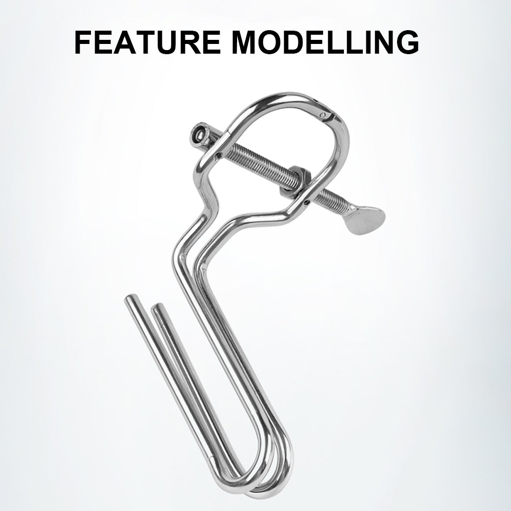Adjustable Stainless Steel Anal Expander Vaginal Speculum BDSM Slave Anus Pussy Dilator Anal Toys Anal Vagina Enema Sex Products