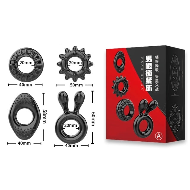 Male Lasting Cockring Delay Ejaculation Adjustable Penis Ring Rope Adult Products Silicone Cock Rings Sex Toys For Adults Men