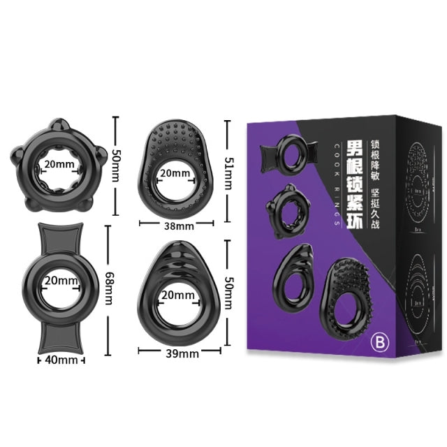 Male Lasting Cockring Delay Ejaculation Adjustable Penis Ring Rope Adult Products Silicone Cock Rings Sex Toys For Adults Men