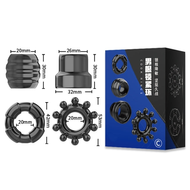 Male Lasting Cockring Delay Ejaculation Adjustable Penis Ring Rope Adult Products Silicone Cock Rings Sex Toys For Adults Men