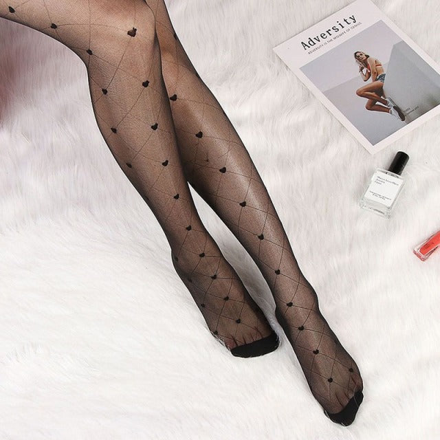 Retro Oil Shiny Silk Stockings Women Sexy Lingerie 8D Ultra Thin Transaprent Thigh High Stockings Glitter Long