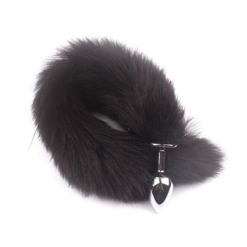 Sexy Fox Tail Butt Plug Anal Toys For Women Stainles Steel Smooth Anal Plug Anus Stimulate Adult Product Sex Accessories