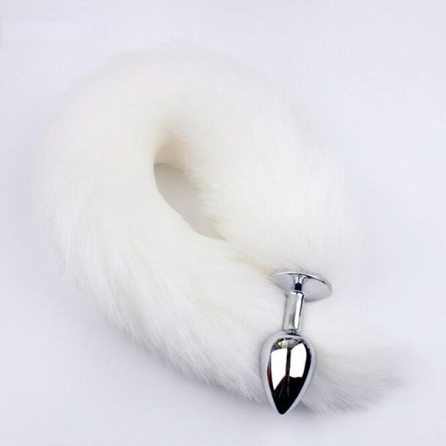 Sexy Fox Tail Butt Plug Anal Toys For Women Stainles Steel Smooth Anal Plug Anus Stimulate Adult Product Sex Accessories