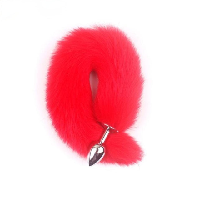 Sexy Fox Tail Butt Plug Anal Toys For Women Stainles Steel Smooth Anal Plug Anus Stimulate Adult Product Sex Accessories