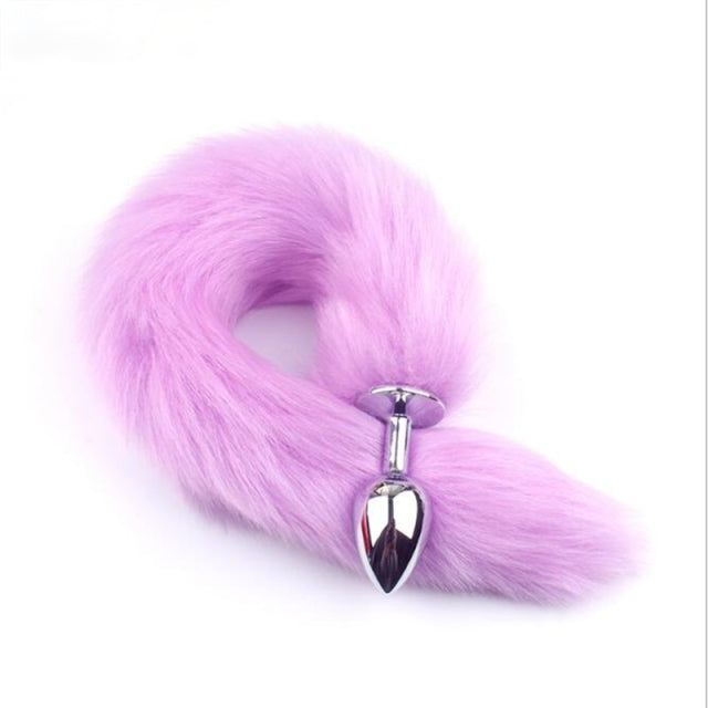 Sexy Fox Tail Butt Plug Anal Toys For Women Stainles Steel Smooth Anal Plug Anus Stimulate Adult Product Sex Accessories